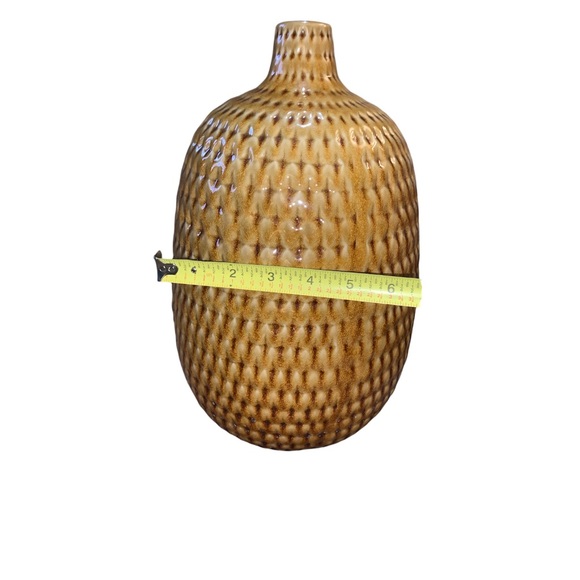 Ceramic Tan/Brown Vase - Picture 3 of 4